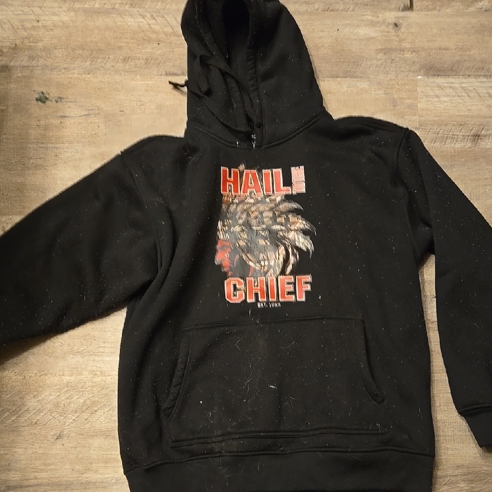 Black Graphic Hoodie